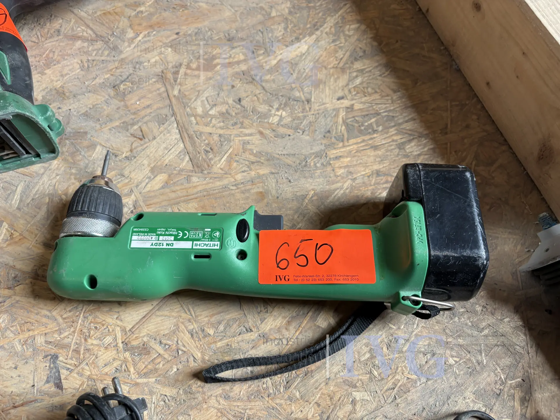 Akku-Winkelschrauber HITACHI DN 12 DY